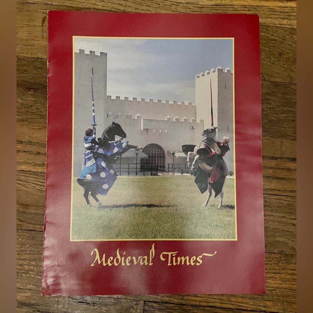 Vintage Medieval Times Pamphlet